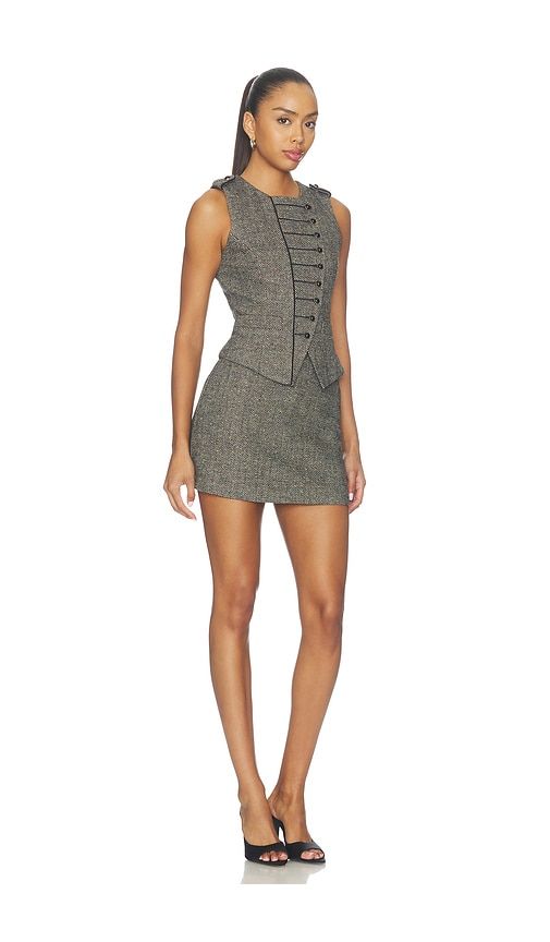 Fiona Romper in Grey. - size L (also in M, S, XL, XS) - Amanda Uprichard - Modalova