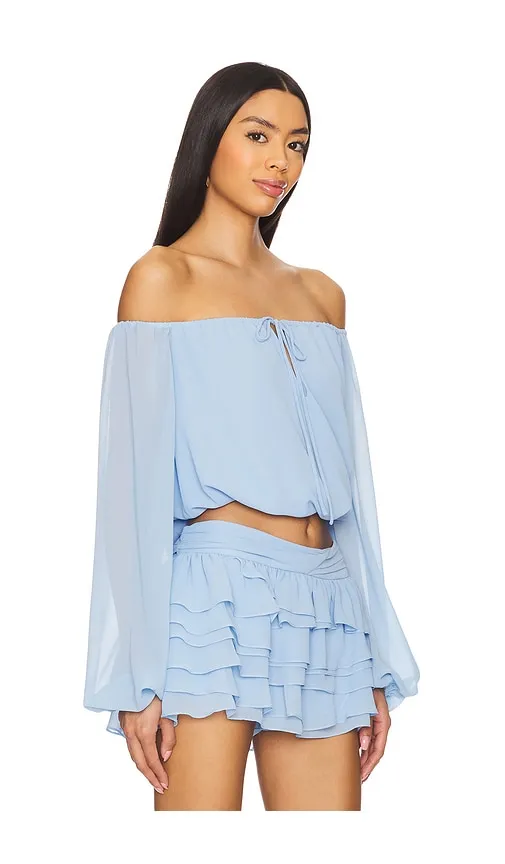 Dallas Top in Blue. - size L (also in M, S) - Amanda Uprichard - Modalova