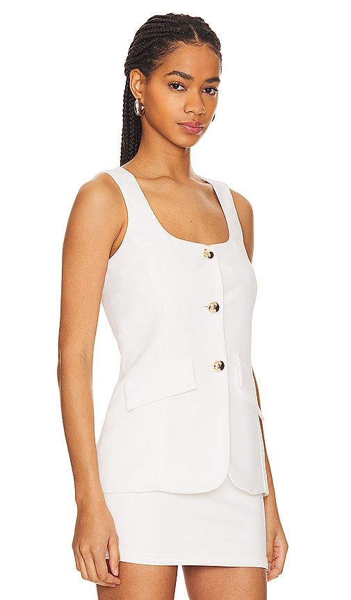 Kya Top in White. - size M (also in S) - Amanda Uprichard - Modalova