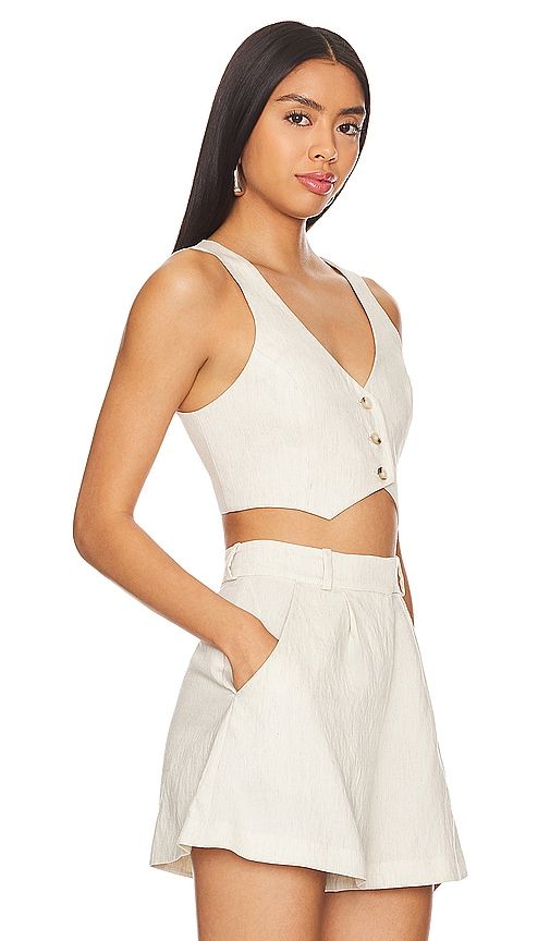 Ethan Cropped Vest in . - size XL (also in L) - Amanda Uprichard - Modalova