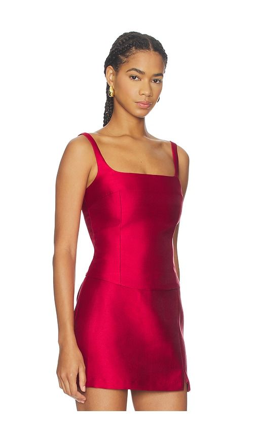 Jacksonville Top in Red. - size M (also in S, XS) - Amanda Uprichard - Modalova