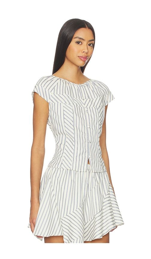 Norina Top in Blue. - size S (also in XS, M, L) - Amanda Uprichard - Modalova