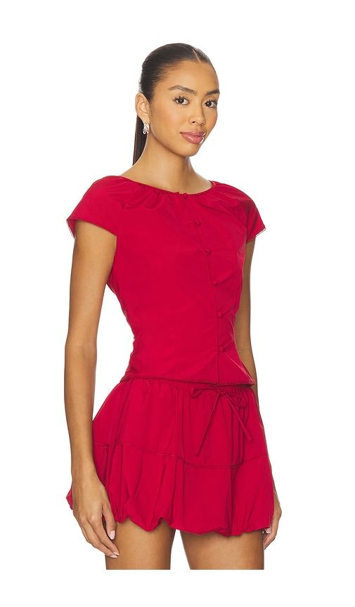 Pinto Top in Red. - size S (also in XS) - Amanda Uprichard - Modalova