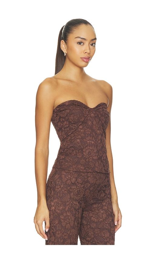Soho Top in Brown. - size L (also in M, S, XL, XS) - Amanda Uprichard - Modalova