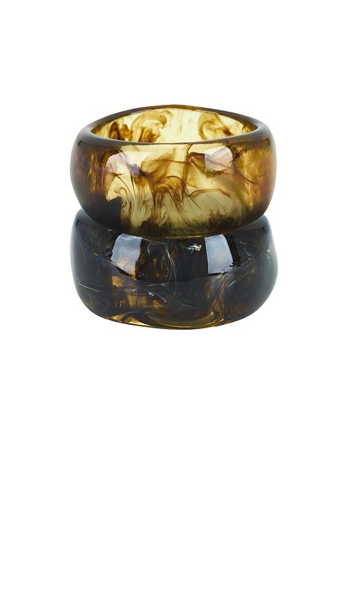 Rio Bracelet Set in Brown - Amber Sceats - Modalova