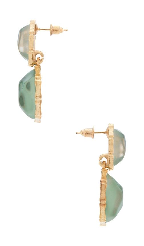 Prague Earrings in Sage - Amber Sceats - Modalova