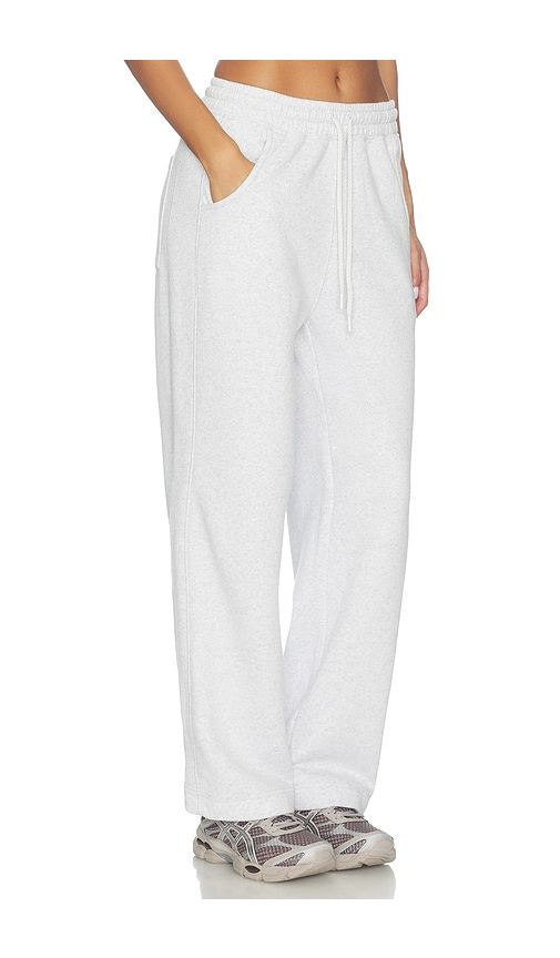 Baptown Wide Leg Pant in Grey. - size L (also in M, S, XS) - American Vintage - Modalova