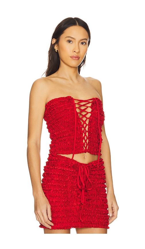 Ruffled Top in . - size L (also in M, S) - AMOR MIA - Modalova
