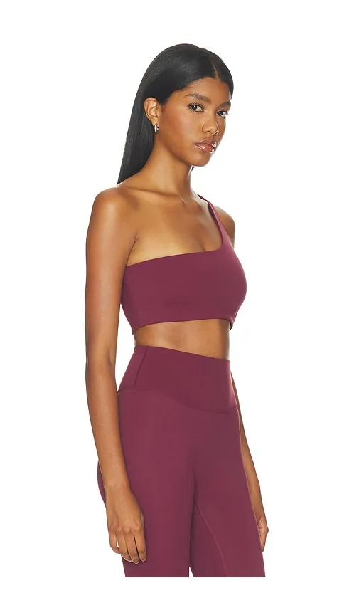 Ultimate Double Strap One Shoulder Bra in Burgundy. - size M (also in S) - Adanola - Modalova