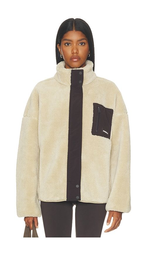 Pocket Fleece Jacket in Beige. - size L (also in M, S, XL, XS) - Adanola - Modalova