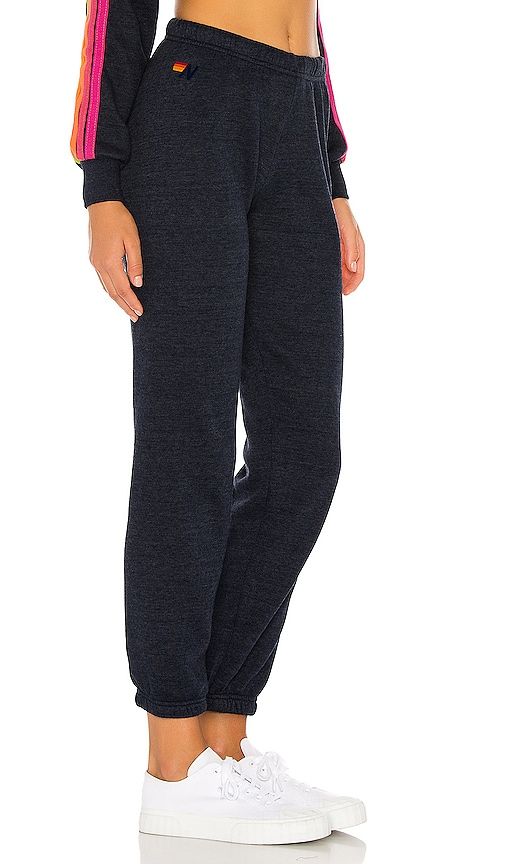 Stripe Sweatpants in Navy. - size L (also in M, S, XS) - Aviator Nation - Modalova