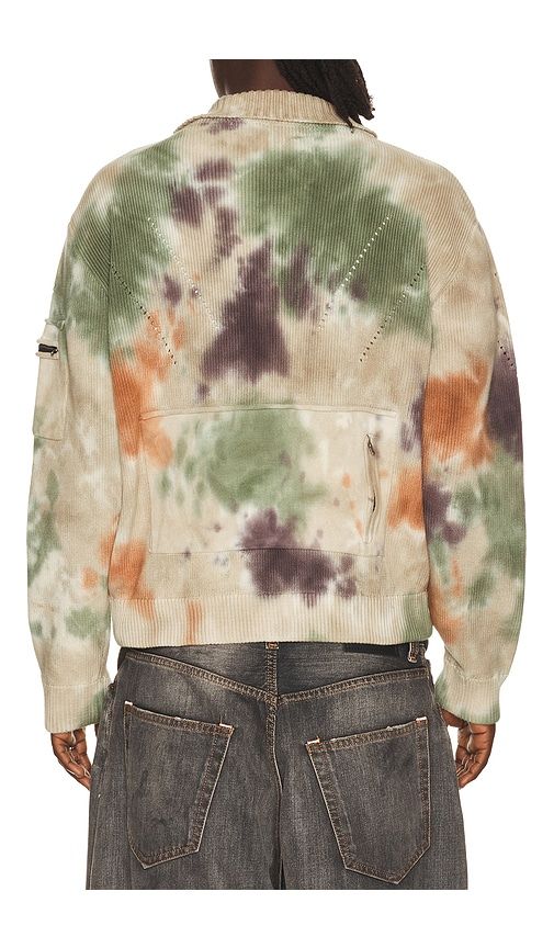 Multi Dyed Knit Zip Up Sweater in . - size M (also in S) - Andersson Bell - Modalova