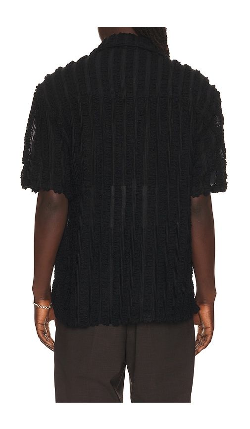 Kenley Knitted Open Collar Shirt in . - size L (also in XL/1X) - Andersson Bell - Modalova