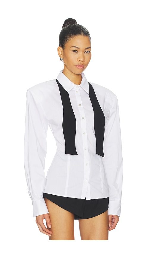 Costanza Smoking Shirt in White. - size M (also in XS, XXS) - Aniye By - Modalova