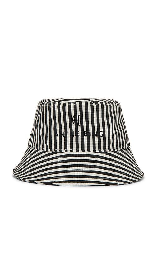 Nicks Bucket Hat in Black & White - ANINE BING - Modalova