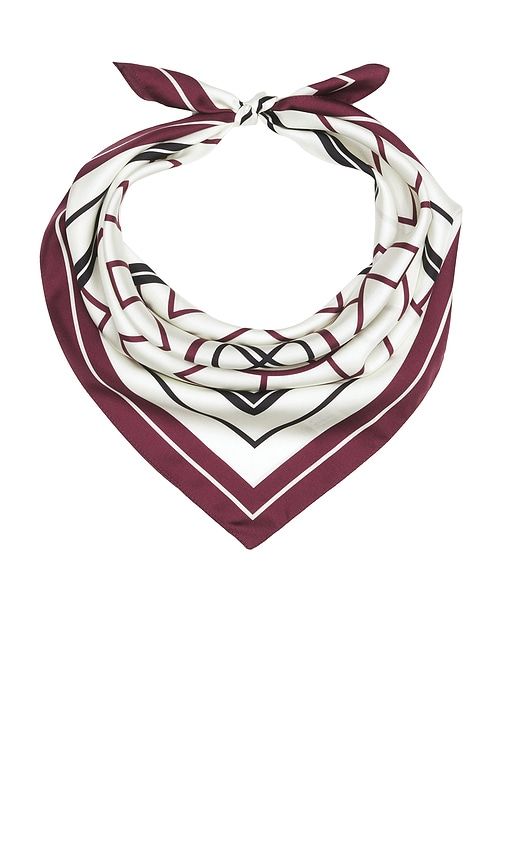 ANINE BING York Scarf in Burgundy - ANINE BING - Modalova
