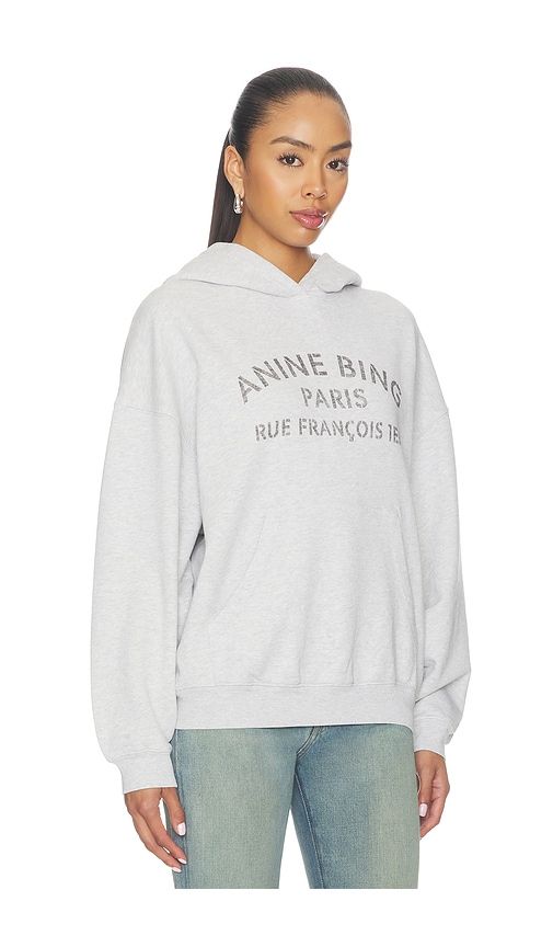 Harvey Sweatshirt Paris Stencil in Light Grey. - size L (also in M, S, XL, XS) - ANINE BING - Modalova