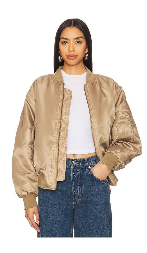 Leon Bomber in Army. - size M (also in S, XS) - ANINE BING - Modalova