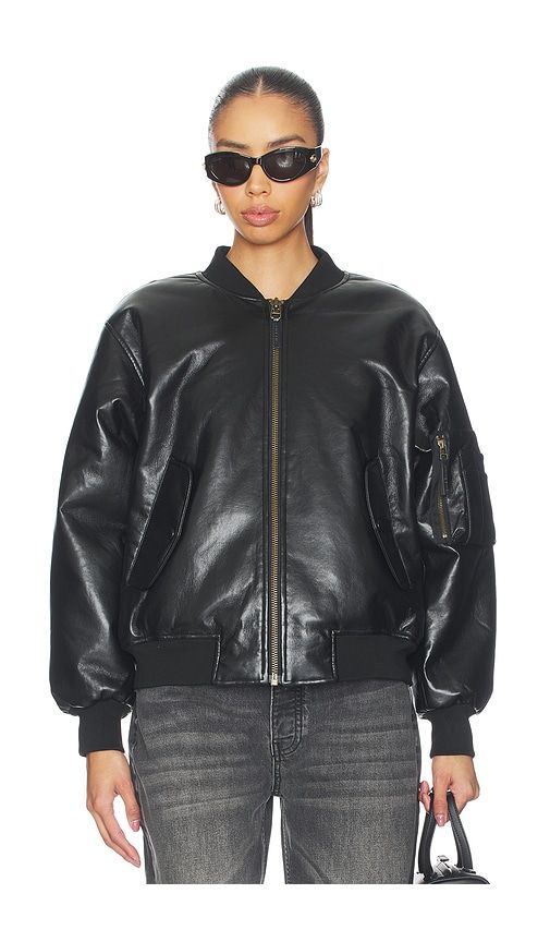Leon Bomber in Black. - size M (also in S) - ANINE BING - Modalova