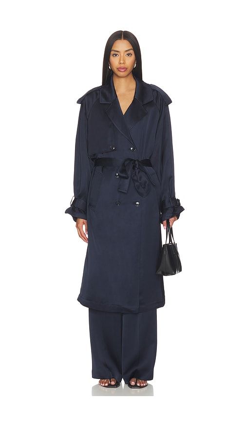Rickie Maxi Trench in . - size L (also in M) - ANINE BING - Modalova