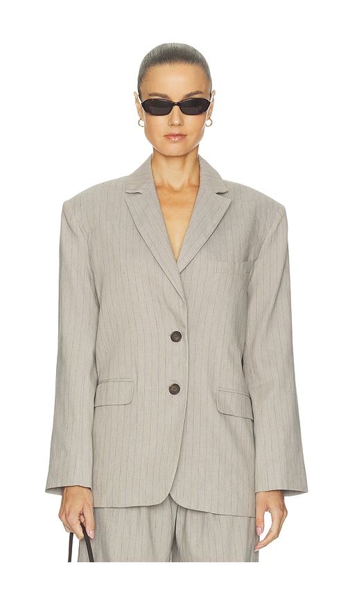 Quinn Blazer in Taupe. - size 34 (also in 38, 40) - ANINE BING - Modalova