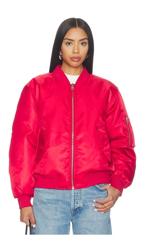 Leon Bomber in Red. - size S (also in XS) - ANINE BING - Modalova