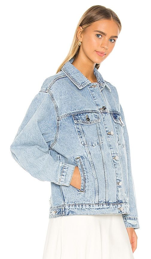 Rory Denim Jacket in Denim-Light. - size L (also in M, S, XL, XS) - ANINE BING - Modalova