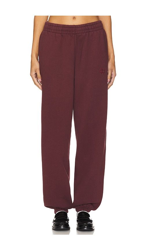 Karter Jogger in Burgundy. - size L (also in M) - ANINE BING - Modalova