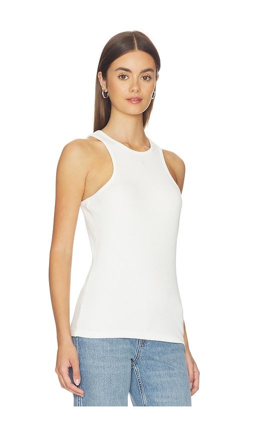 Cole Tank in Ivory. - size L (also in M, S, XS) - ANINE BING - Modalova