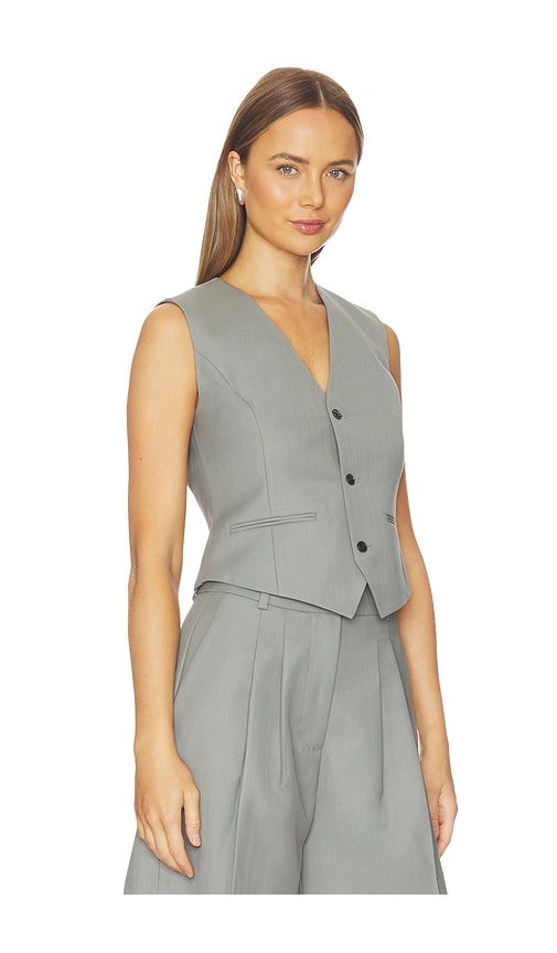 Mario Vest in Grey. - size L (also in M, S, XS) - ANINE BING - Modalova