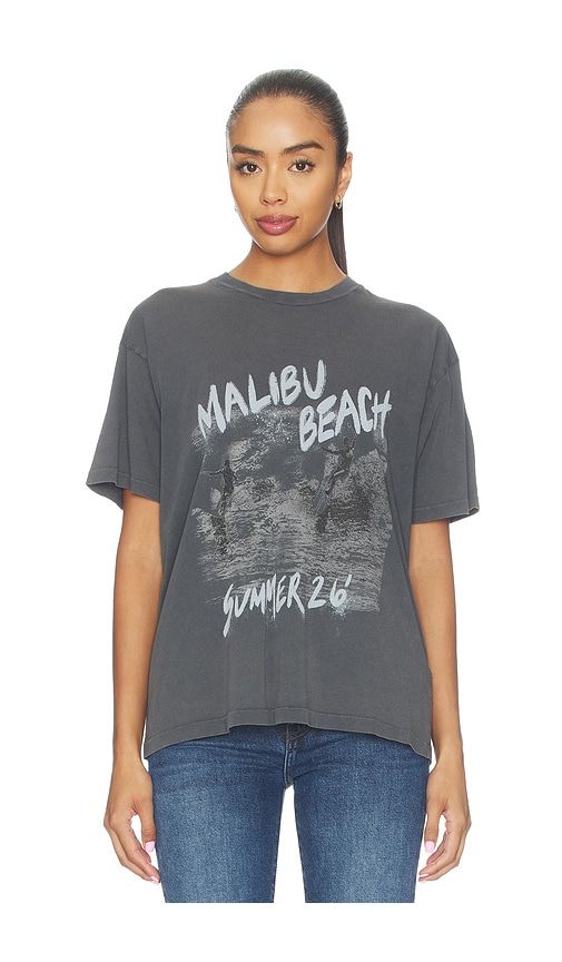 Cade Tee Surfer Black Blue in Grey. - size L (also in M, S, XS) - ANINE BING - Modalova