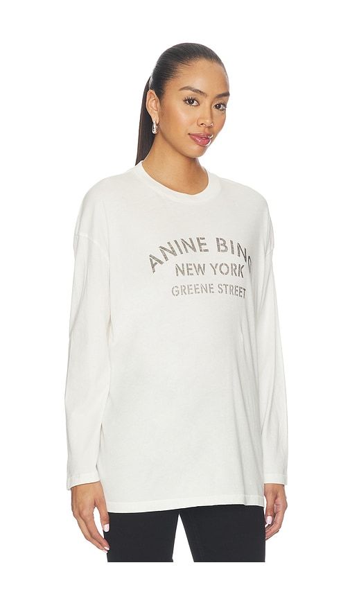 Ivan Long Sleeve New York Stencil in . - size L (also in M, S, XS) - ANINE BING - Modalova