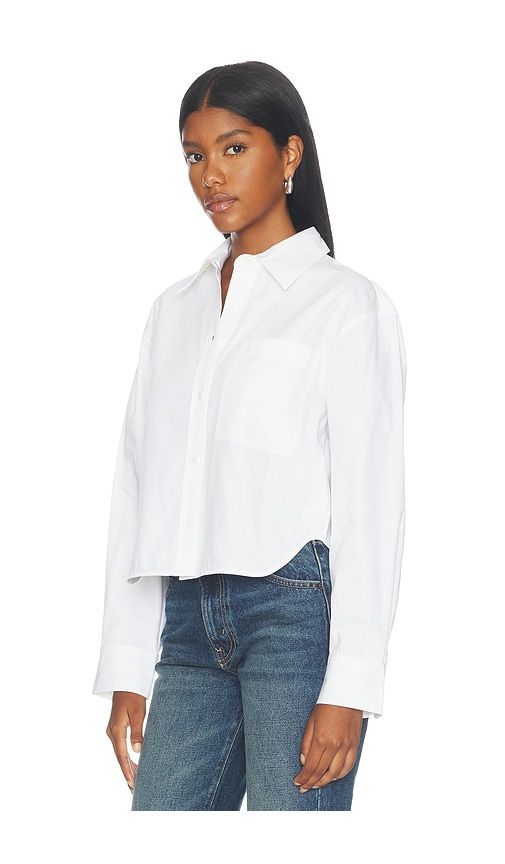 Scott Cropped Shirt in . - size 32 (also in 34, 36, 38) - ANINE BING - Modalova