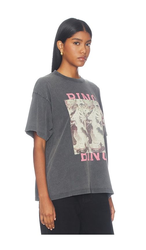 Cade Tee Tiger Bing in Grey. - size L (also in M, S, XS) - ANINE BING - Modalova