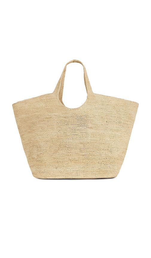 Lili Tote Raphia Bag in - ANINE BING - Modalova