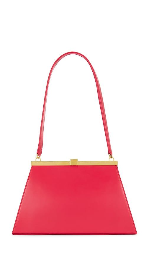 Anine Smooth Leather Shoulder Bag in Red - ANINE BING - Modalova