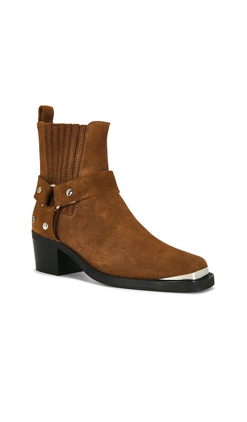 Mid Biker Boot in Cognac. - size 36 (also in 37, 38, 39) - ANINE BING - Modalova
