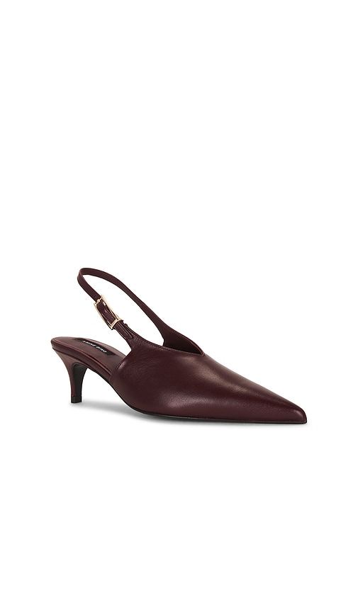 Nelly Buckle Slingback Pump in Brown. - size 36 (also in 37, 38, 39, 40, 41) - ANINE BING - Modalova