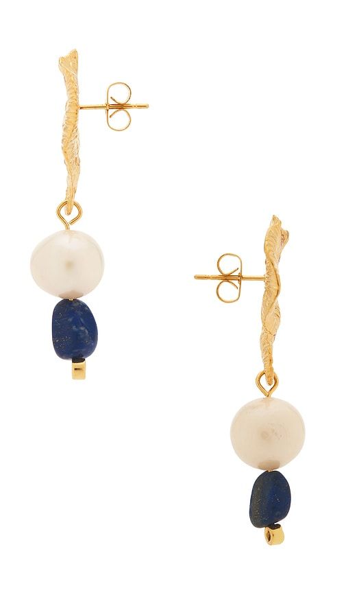 Jet Set Gem Earrings in Metallic - ANNI LU - Modalova