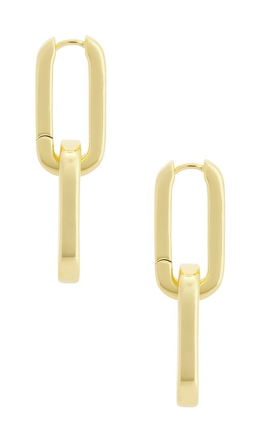 Golden Link Earring in Metallic - ANNI LU - Modalova