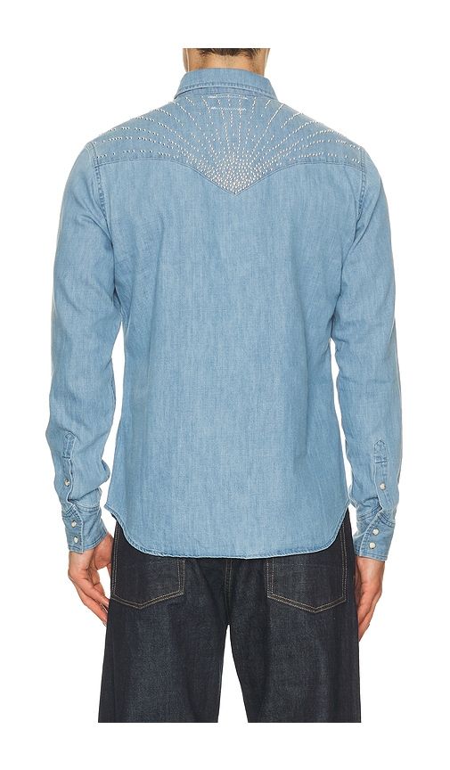 Studded Daybreak Shirt in Blue. - size L (also in M, S, XXL/2X) - Austin Post - Modalova