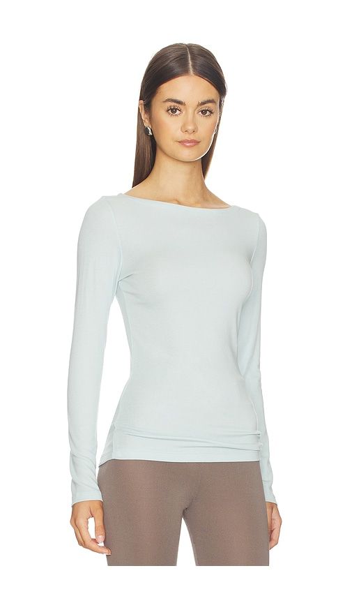 Lane Boatneck Top in Baby Blue. - size M (also in S) - Artless - Modalova