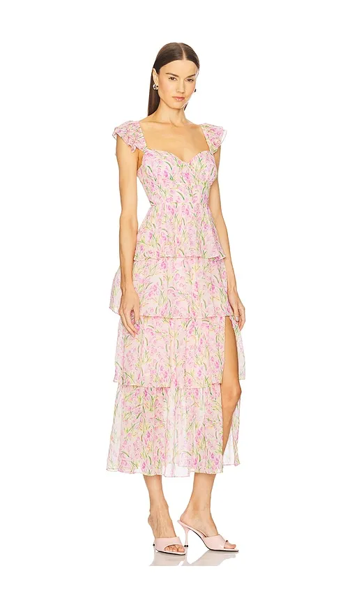 Midsummer Dress in Pink. - size L (also in M, XL) - ASTR the Label - Modalova
