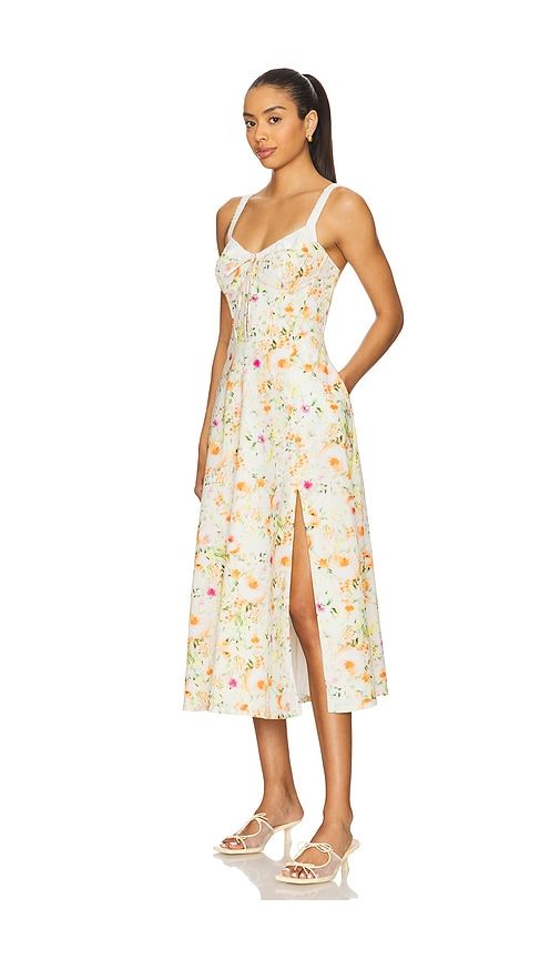 Julietta Dress in Orange,Ivory. - size L (also in M) - ASTR the Label - Modalova
