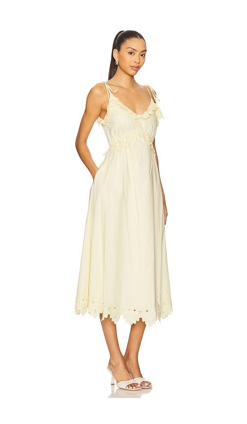 Lissette Dress in Lemon. - size S (also in M, L) - ASTR the Label - Modalova