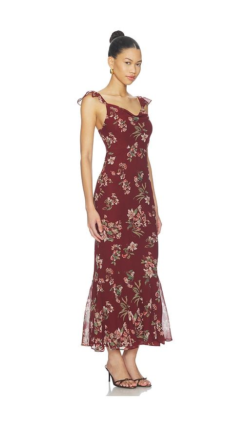 Denisse Dress in Rust. - size L (also in M, S, XS) - ASTR the Label - Modalova