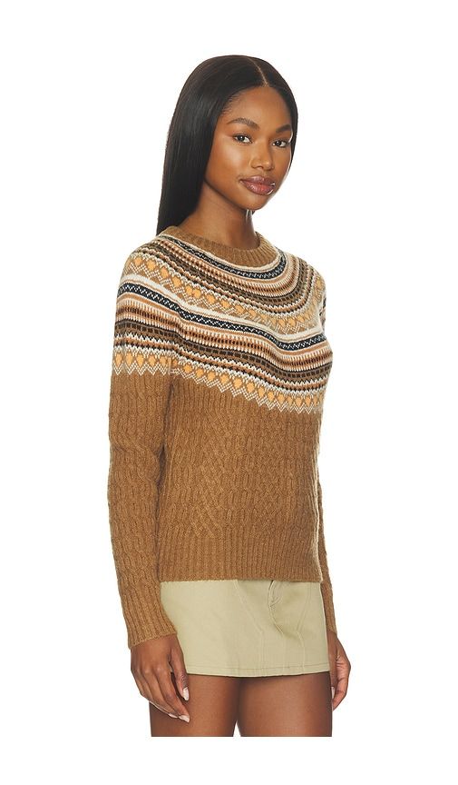Daria Sweater in Brown. - size L (also in M, S, XL, XS) - ASTR the Label - Modalova