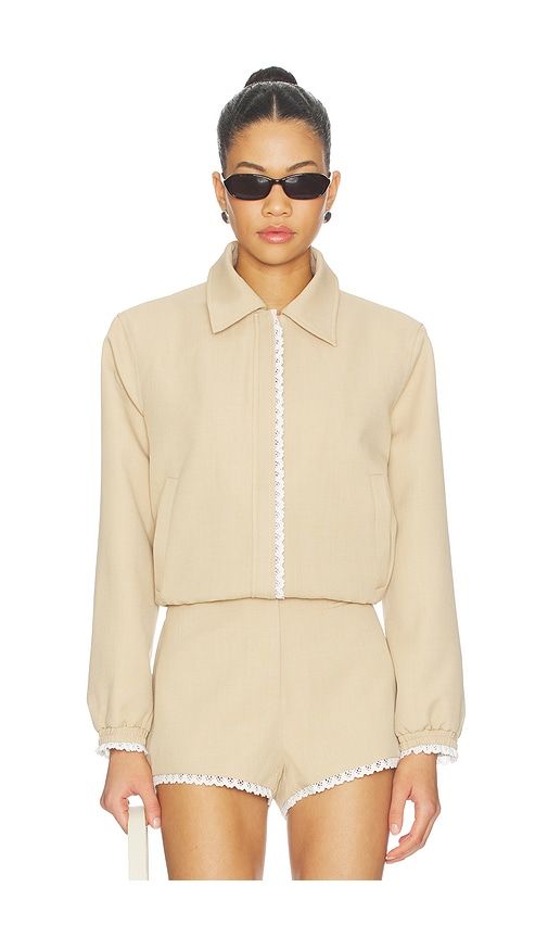 X REVOLVE Reid Jacket in Tan. - size L (also in M, S, XL, XS) - ASTR the Label - Modalova