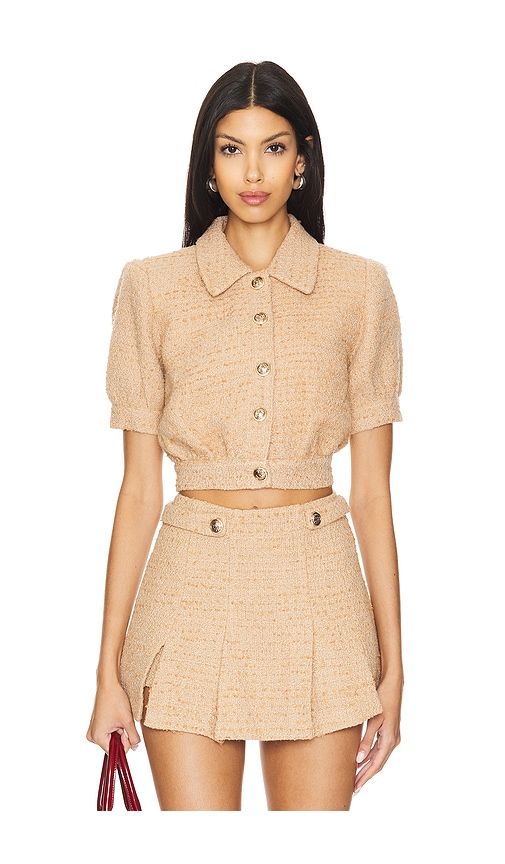 Bronwyn Jacket in Beige. - size L (also in S, XL, XS) - ASTR the Label - Modalova
