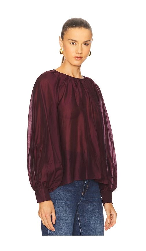 Reyen Top in Wine. - size S (also in XS) - ASTR the Label - Modalova